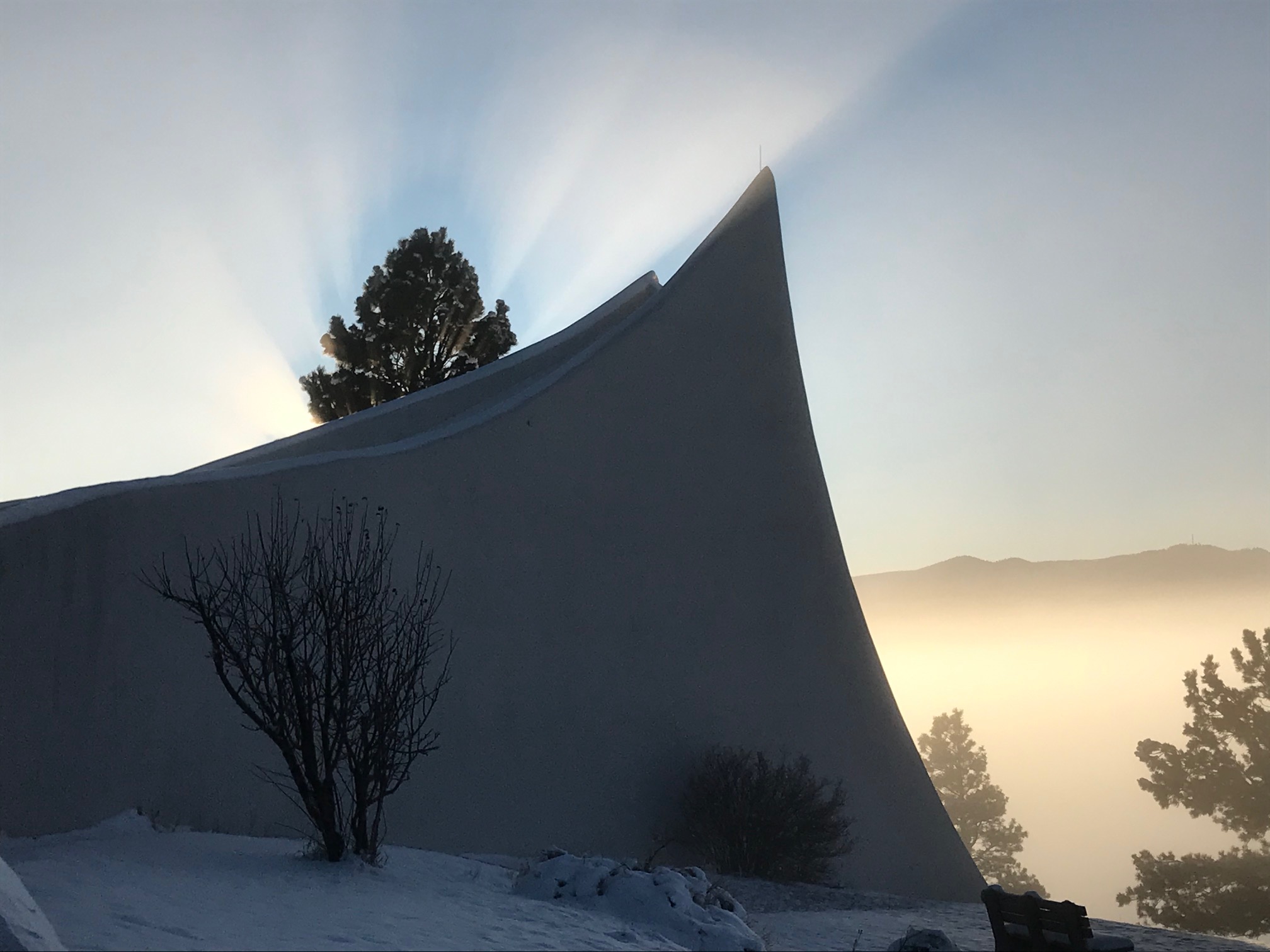 Snow-Chapel-Sunrise-2-IMG_5810 Angel Fire Vietnam Memorial at sunrise